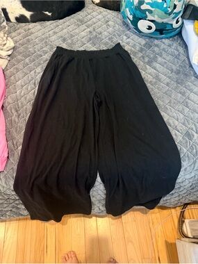 Threads 4 Thought Black Wide-Leg Pull-On Leggings